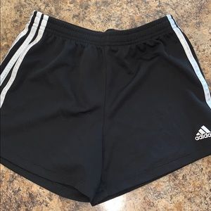 Black Adidas shorts size YL (12-14)